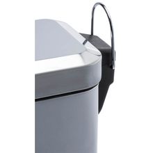 Lixeira Retangular 5 Litros Aço Inox Slin Kala