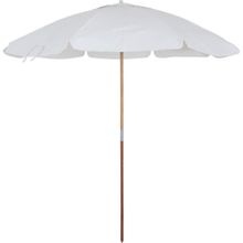 Guarda Sol 2,20m em Bagum Guararapi Branco Bel