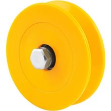 "Roldana para portão 4"" tipo V em nylon Vonder"