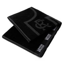 Toalha de Banho Buettner Jacquard Veludo 100% Algodão Futebol Vasco 70cmx140m Preto