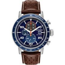 Relógio Citizen Masculino Ref: Ca0648-09l Solar Prateado Cronógrafo Eco-Drive