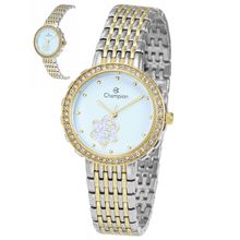 Relógio Champion Feminino Ref: Cf26384a Bracelete Bicolor