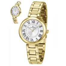 Relógio Champion Feminino Ref: Cf26151h Social Dourado