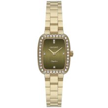 Relógio Orient Feminino Ref: Lgss0070 E1kx Retangular Dourado