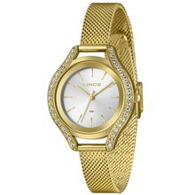 Relógio Lince Feminino Ref: Lrgm059l36 S1kx Casual Mesh Dourado
