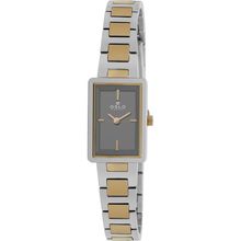 Relógio Oslo Feminino Ref: Oltsssvx0002 G1sk Slim Bicolor Retangular