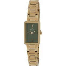 Relógio Oslo Feminino Ref: Olgsssvx0002 E1kx Slim Dourado Retangular