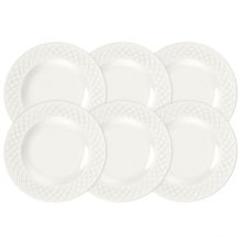 Kit Prato Raso Tramontina Ingrid Porcelana Decorada 27cm 06 Peças Tramontina