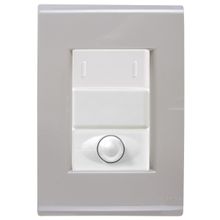 Cj Interruptor paralelo + Dimmer ajustável Liz Fendi Tramontina completo pronto Tramontina