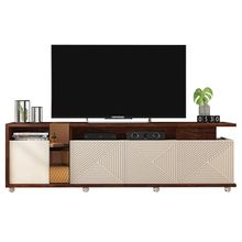 Bancada Para Tv Até 75 Polegadas Columbus Havana Off White