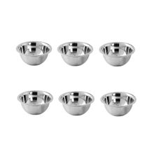 Tigela Bowl Mini Inox 190ml Sobremesa Entradas Molhos 6un