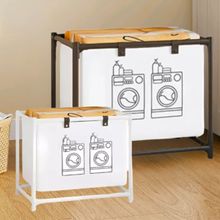 Cesto Organizador de Roupa Suja Multiuso Brinquedos Toalhas