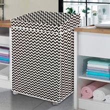 Capa para Máquina de Lavar G Flanelada Zig Zag com Tampa