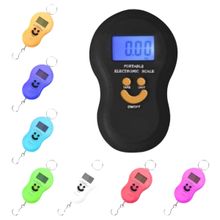 Balança Digital de Mão com Gancho Portátil 50 Kilos Tara