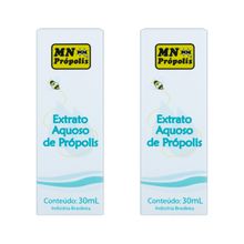 Kit 2X: Extrato de Própolis Aquoso MN Food 30ml