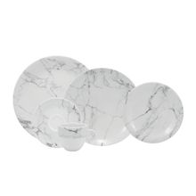 Jogo de Jantar 20 Peças Chá Marmore Porcelana Schmidt