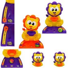 Cesta de Basquete de Brinquedo Leão com Marcador de Pontos