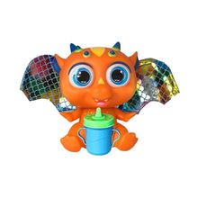 Bebê Dragão Flying Baby Com Asas Laranja Conto de Fadas