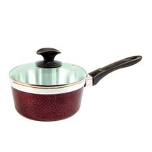 Caçarola Panela Alumínio Usinado com Tampa Cereja CB 16cm