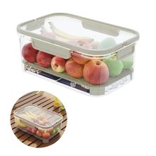 Kit 06 Potes Organizador Caixa Escorredor Interno 23x11x15cm