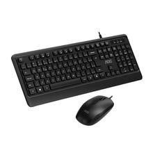 Kit Teclado ABNT2 e Mouse 2000 DPI Com Fio Preto USB