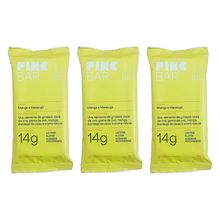 Kit 3X: Barra de Proteína Maracujá e Manga Sem Açúcar Pinc Bar 50g