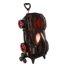 Mala de Viagem Infantil Com Rodinha Homem Aranha 3D Preto