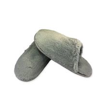 Pantufa Adulto Cinza 38/39 Super Confortável Felpuda e Macia
