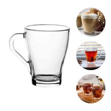 Kit com 24 Canecas de Vidro 265ml Café Chá Leire Cappuccino