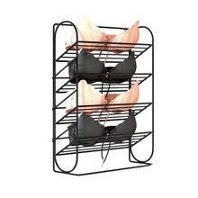 Organizador Preta Aramado Para Peças Íntima com 04 Espaços