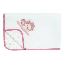 Manta Bebê em Malha Matelasse Bons Sonhos Rosa - Hug