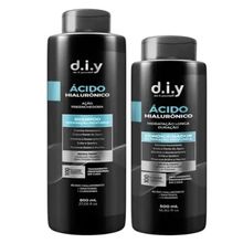 Kit Shampoo E Condicionador Diy Expert Acido Hialuronico 1,3L