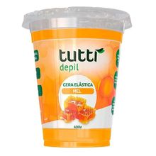 Cera Depilatória Elástica Copo Mel Camomila Tutti 400g