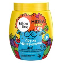 Creme Multifuncional 3 em 1 Hidra Kids Multy Salon Line 1kg