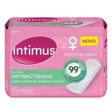 Absorvente Protetor Diário Antibacteriana com 15 Unidades Intimus