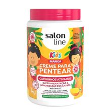 Creme de Pentear Kids Cachinhos Ativados Manga Salon Line 1Kg