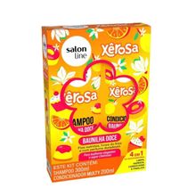 Shampoo E Condicionador Xêrosa Baunilha Doce Salon Line 500ML