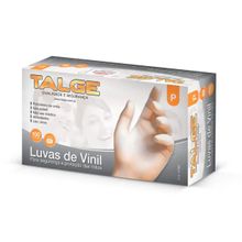Luva de Vinil C/ Pó Tamanho P 100 Unidades Talge