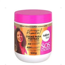 Creme de Pentear S.O.S Ultra Gloss de Repente Pronta Salon Line 500G