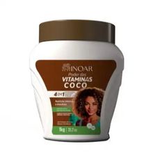 Creme de Pentear Inoar Vitaminas Coco 1KG