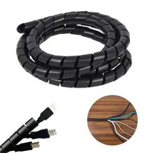 Kit 03 Organizador Fios e Cabos 01 Metro Preto com Aplicador