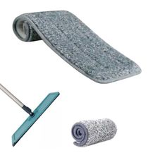 Kit com 20 Refil 32cm x 12cm de Microfibra para Mop Flat