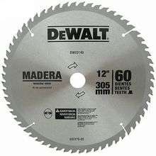 Lâmina Serra Esquadria - 12 60D -  Madeira Dewalt