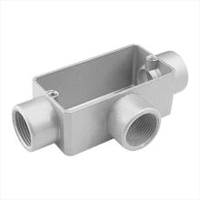 Condulete Fixo 2.1/2 Tipo T Tramontina Tampa com Rosca e Pintura Eletrostática a Pó