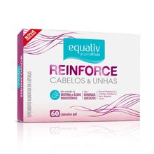 Reinforce Cabelos e Unhas Equaliv 60 Cápsulas