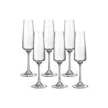 Conjunto de Taças para Champanhe Hauskraft Corvus em Cristal 160 ml - 6 Peças