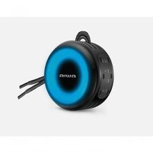 Caixa De Som Speaker Aiwa SP-02 10W BT 16h IP65 RGB USB TWS Preto Bivolt