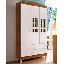 Guarda Roupa Infantil Ariel Carolina Branco/