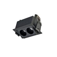 Spot De Embutir Nordecor Downlight Powerus Led Direcionável Alto Irc 90 4w Bivolt Preto 4000k