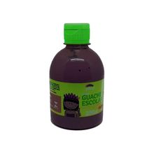 Tinta Guache Escolar Pet 250ml Com Aplicador Piratininga Violeta